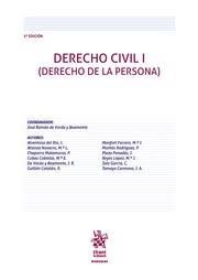 DERECHO CIVIL I (DERECHO DE LA PERSONA) 3ª EDICIÓN 2022