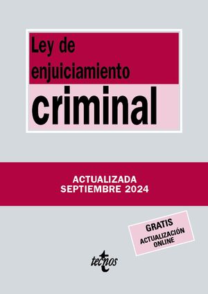 LEY DE ENJUICIAMIENTO CRIMINAL 2024