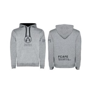 SUDADERA FCAFE- GRIS  - S