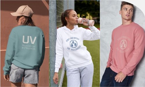 Sudaderas, batas, gorras, camisetas