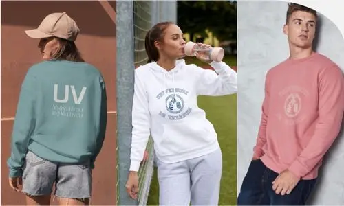 Sudaderas, batas, gorras, camisetas